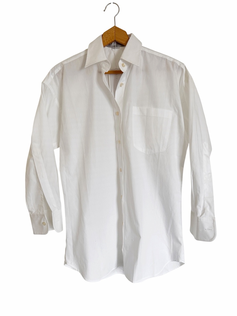 Stella McCartney Uniform White Button Down Long Sleeve Shirt size L
